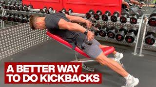 The Chest-Supported Triceps Kickback
