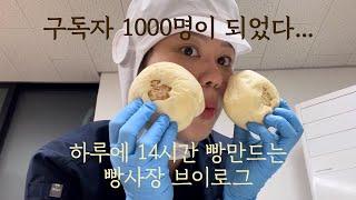 여름빵학 브이로그 | 구독자 1000명되다.. | 비건빵 | 빵집브이로그 | 제빵사브이로그