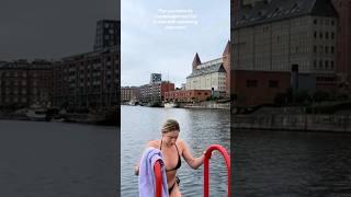 Time for a Dip! Let's Swim in Copenhagen's harbor is so clean that you canswim  #denmark