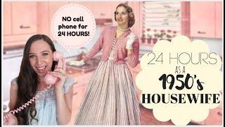 I Lived Like A 1950's HOUSEWIFE For 24 HOURS! | Emelyne