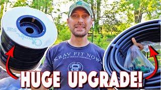 Huge Upgrade For Our Garden! Growers Solution Master Gardener Drip Tape Irrigation Installation DIY