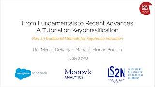 Part 1.3 Traditional Methods for Keyphrase Extraction