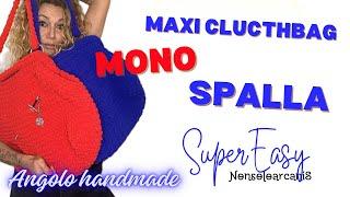 MAXI CLUTCH BAG - Angolo handmade di NONSOLOARCANI8