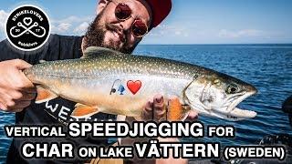 Vertical SPEEDJIGGING ️ for CHAR on Lake Vättern (Sweden) speaking #strklvrs