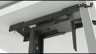 Under Desk CPU Mount- Adjustable Wall PC Mount with 360° Swivel