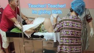 Teacher! Teacher! Im giving birth. \\ Childbirth \\ Labor And Delivery.