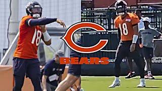 Chicago Bears Training Camp DAY 1 HIGHLIGHTS: Caleb Williams shows SICK Angles & MOBILITY!