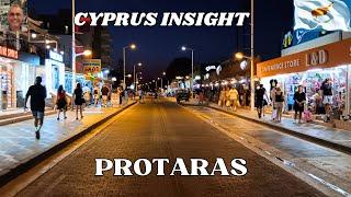 Protaras Strip Cyprus - Walking to the Film Festival.