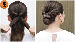 【ピンなし①】ヘアクリップで出来るクルリンパシニヨン