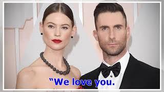 °Adam Levine Holds Daughter Gio as Behati Prinsloo Shares First Pic of the Baby's Face | Entertai...