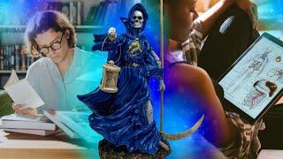 The Blue Aspect Of La Santa Muerte Represents...