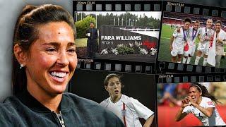 Fara Williams On Scoring on Lionesses Debut, The Fara Williams Pitch and Lionesses Euro Win!