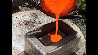 Casting Iron Mold for Ingots! 2000°+ (MattMakes Mold Part 1/4)