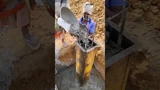 Column concrete work #shorts #shortsfeed #satisfying #column #concrete #amazing