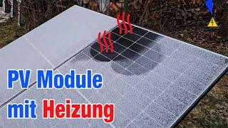 Heizung für PV Modul zum Schnee abschmilzen