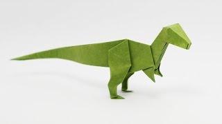 Velociraptor de Origami (Jo Nakashima) - Dinosaurio #6