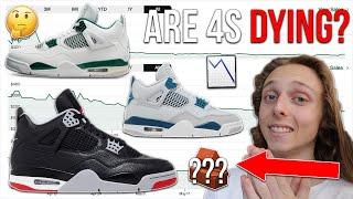 ARE JORDAN 4S DYING? WHY ARE JORDAN 4 PRICES DOWN RIGHT NOW... (Explaining the dip)