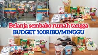 BUDGET 100 RIBU UNTUK BELANJA SEMBAKO MINGGUAN DAPAT APA SAJA YA⁉️| ATUR BUDGET BELANJA MINIM