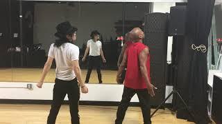 Los Angeles, USA, follows Michael Jackson’s dance teacher to learn the dance steps.