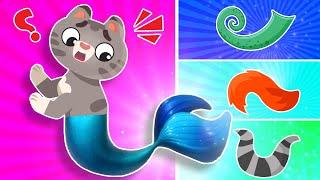 Where Is My Tail? Song  | Comy Toons | Kids Songs And Nursery Rhymes