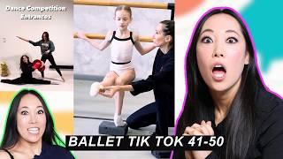 pointe shoe fitter reacts to BALLET TIK TOK 41-50