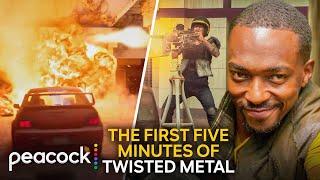 The First 5 Minutes of Twisted Metal | John Doe Makes Dodging Bullets Look Easy