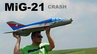 MiG-21 | EDF RC airplane | CRASH | 4K | Halenkovice 2021