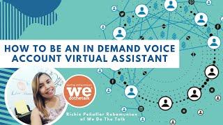 How to Be an in Demand Voice Account Virtual Assistant | Work from Home | Online Work 2020