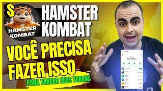 HAMSTER KOMBATCONFIGURANDO A CARTEIRA PARA VENDER OS TOKENS ! #hamsterkombat #telegram #binance