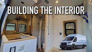 Building the Interior, Kitchen and Bathroom - Ford Transit Camper Van Build EP 5