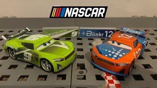 Mattel Pixar Cars 2021 NASCAR Chase Racelott and Ryan Inside Laney