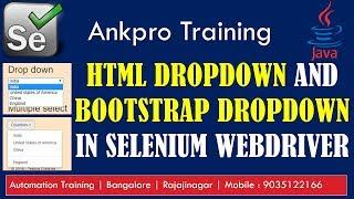 Selenium with Java 21 - How to handle bootstrap dropdown box in selenium webdriver