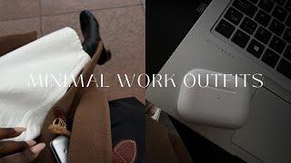 5 MINIMAL WORK OUTFITS | CORPORATE LOOKBOOK FOR 2024 | SWEDIARY