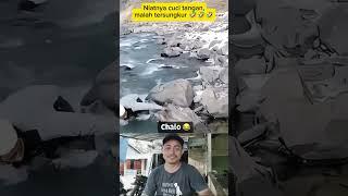 Jadi basah deh #ngakak #trending #funny