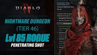 Diablo 4 | TIER 46 Nightmare Dungeon | W/ Build Guide