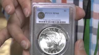 CoinWeek Classic: Young Coin Collector Buys Gem Peace Dollar at ANA Convention.