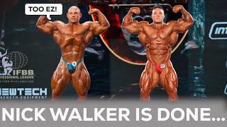 Nick Walker is DONE | Nick Walker vs Martin Fitzwater at the 2024 Mr. Olympia