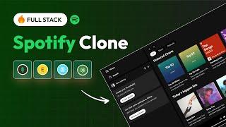 How To Create Full Stack Spotify Clone App In React JS | Music Streaming Site in MERN Stack 2024