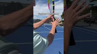Two Handed Backhand Grip