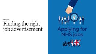 Finding the right job advertisement | Job Titles to Search | NHS job applications