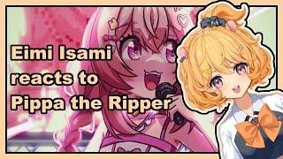 【clip】Eimi Isami reacts to Pippa the Ripper for the first time