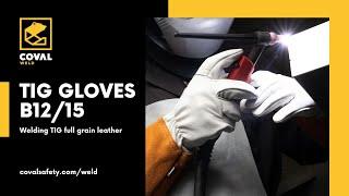 Welding TIG full grain leather glove B12/15