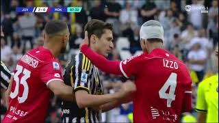 Kenan Yıldız gets mad in Juventus vs AC Monza match (25.05.2024)