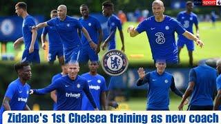 "UNBELIEVABLE! Zidane’s First Chelsea Training Session Leaves Players STUNNED!"