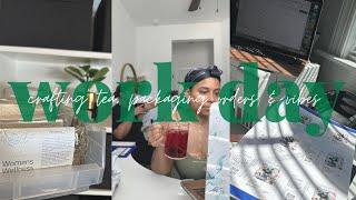 VLOG | WFH Day as a E-Commerce Business Owner *ASMR & Ambiance