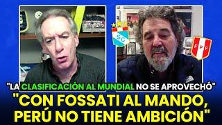 "FOSSATI SE AUTOENGAÑO"; "HAY DECISIONES INENTENDIBLES EN CRISTAL" | FRANCISCO LOMBARDI