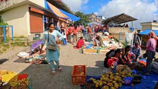 Weekly Market in the Village of Eastern Nepal | video - 115 | Nepali Mountain Life | BijayaLimbu