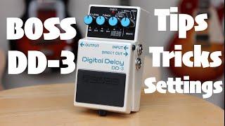 Boss DD3 Tips, Tricks and Strange Settings For a Digital Delay (Settings on Screen)