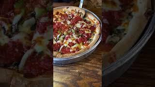 Best Deep Dish Pizza In Houston??!! Star Pizza Must Try! #shorts  #htown #houston