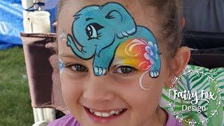 Elephant Fairy: FACE PAINT tutorial